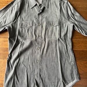 Gray Button down dress shirt